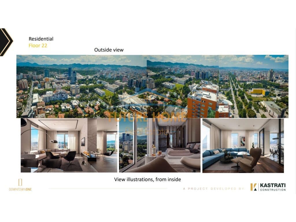 Shitet, Apartament 2+1+2, Rruga e Elbasanit,DownTown 1 2