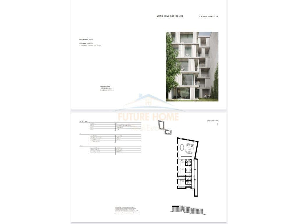 Shitet, Apartament 3+1+3, “By Long Hill Residences”, Mjull-Bathore, Tiranë 4