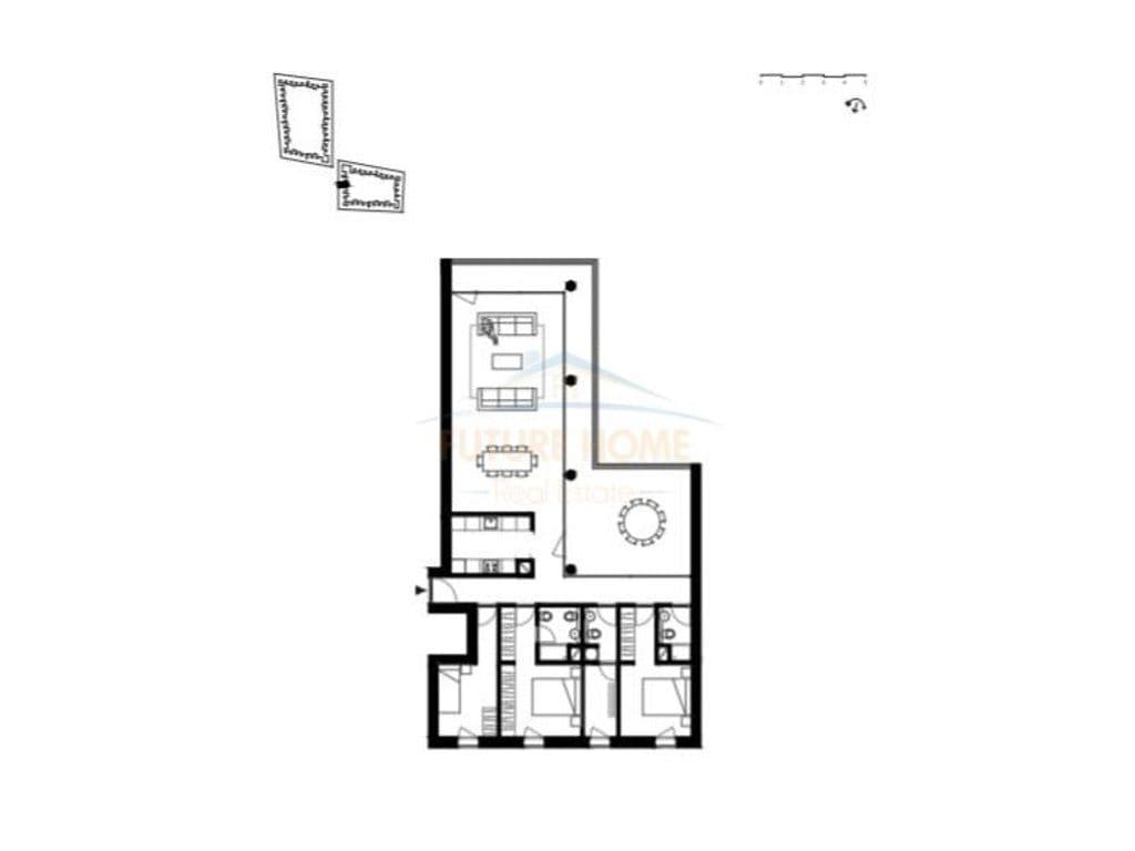 Shitet, Apartament 3+1+3, “By Long Hill Residences”, Mjull-Bathore, Tiranë 4