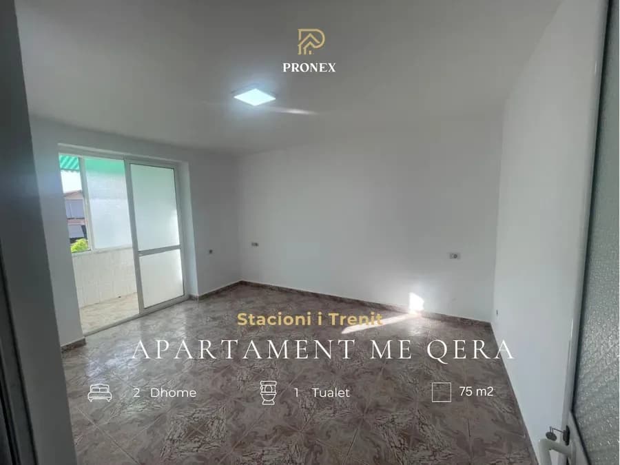 Apartament me qera - Stacioni i Trenit, € 529, 75 m²