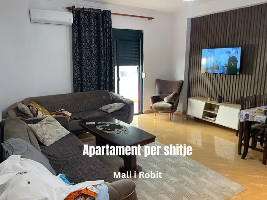 Shitet Apartament 1+1 Mali i Robit, € 95.000, 63 m²