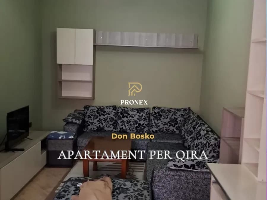 Apartament 1+1 me qira ne DOn Bosko pas Vizion Plus, € 450, 70 m²