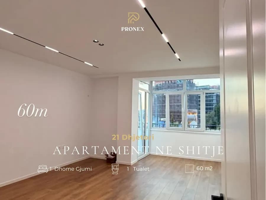 Apartament ne shitje - 21 Dhjetori, € 155.000, 60 m²