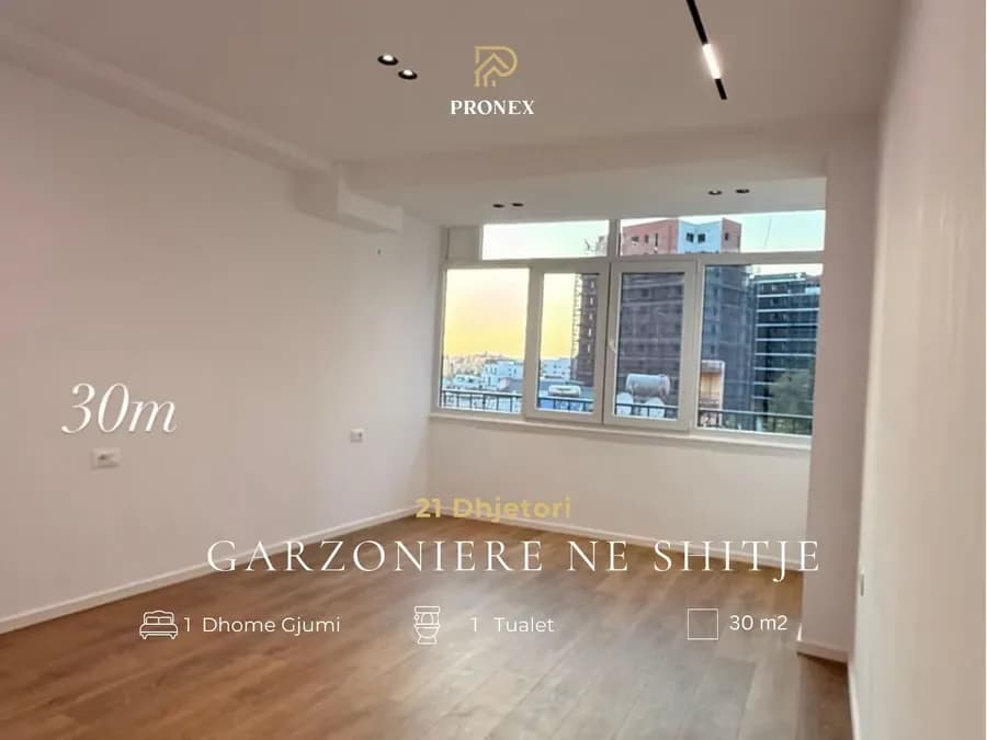 Garsoniere ne shitje - 21 Dhjetori, € 115.000, 30 m²