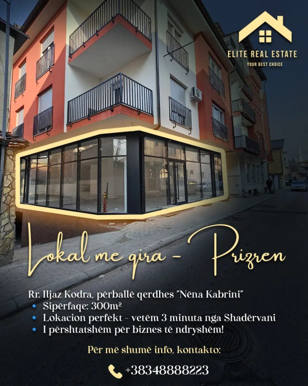 Leshoj lokalin me qira ne qender te Prizrenit