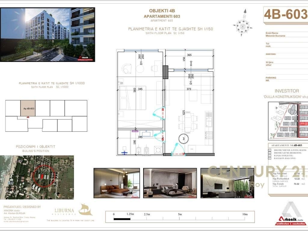Investim i zgjuar, Shitet apartament 1+1 në Rezidencën Liburna, 150m nga detiu ! 2
