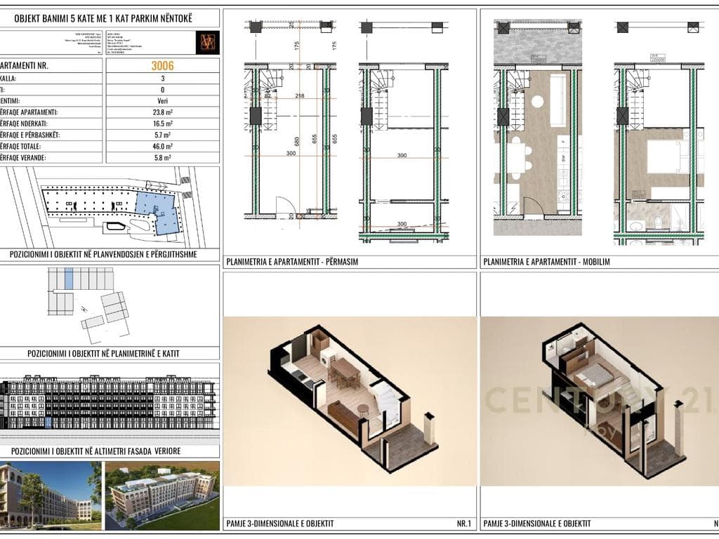 Apartament per Shitje tek Rezidenca Grand Marina, Mali i Robit !