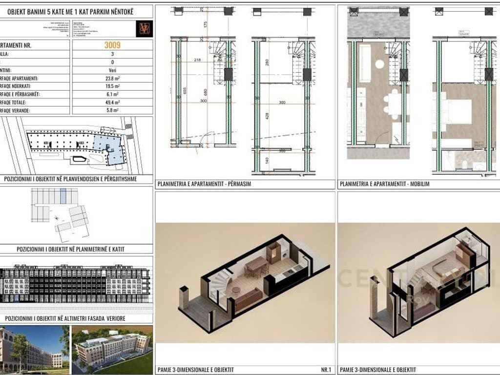 LOFT NЁ KOMPLEKSIN GRAND MARINA RESIDENCE ME PISHINЁ TEK MALI I ROBIT !