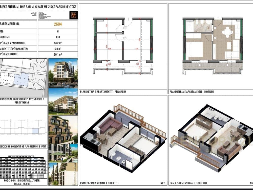LIAM 2 RESIDENCE! STANDARDI I RI I JETESËS DHE INVESTIMIT NË GOLEM! SHITET APARTAMENT 1+1! MUNDESI PAGESE ME KESTE 20% 3