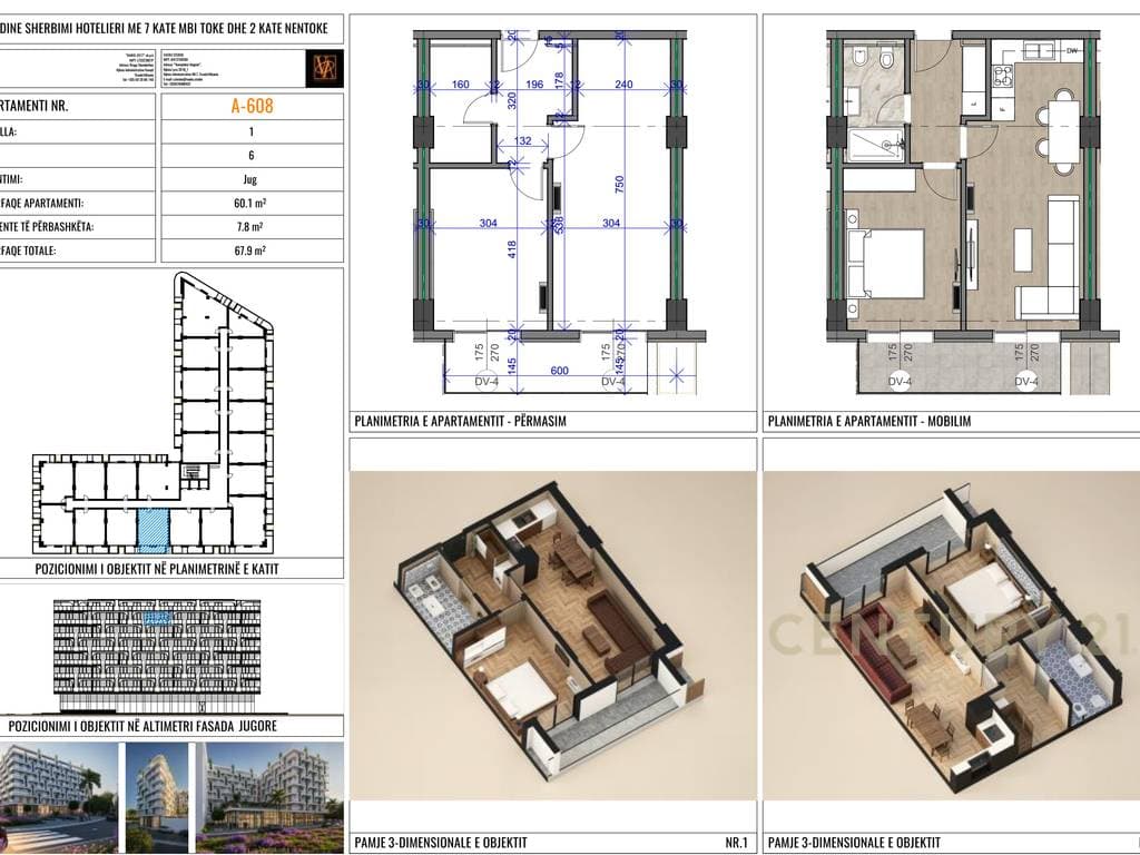 APARTAMENT 1+1 PER SHITJE NE GOLEM! MUNDESI PAGESE ME KESTE! 3