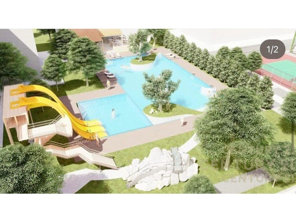 Apartament 2+1+2 për Shitje në Golem 2