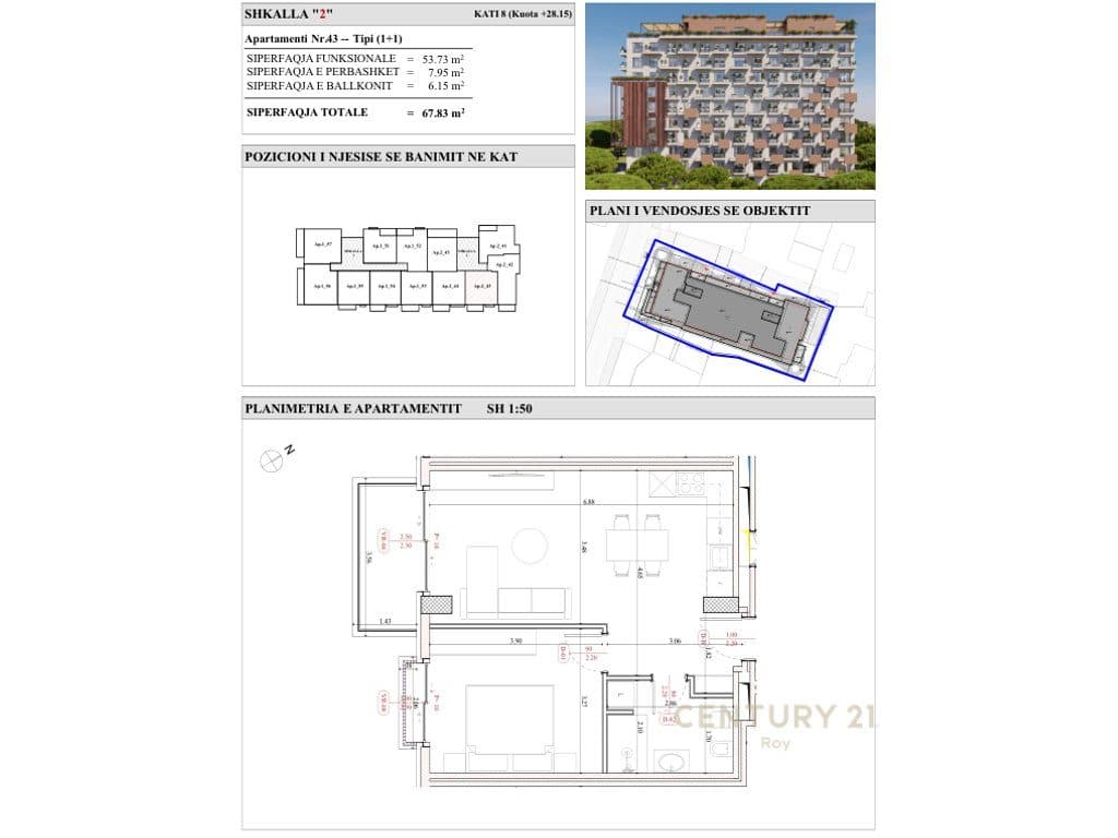 INVESTO PRANE DETIT, "ALMAR RESIDENCE" , APARTAMENTE 50 METRA LARG ME DETIN, MUNDESIA PAGESE ME KESTE !!! 2