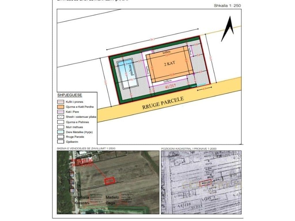 TOKE PER SHITJE NE SPILLE ME PROJEKT VILE TE GATESHME 366m² |60000€