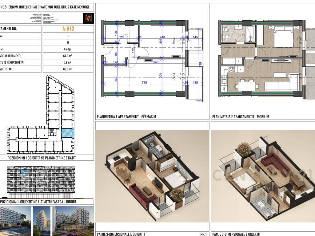 APARTAMENT 1+1 PER SHITJE NE GOLEM! MUNDESI PAGESE ME KESTE! 2