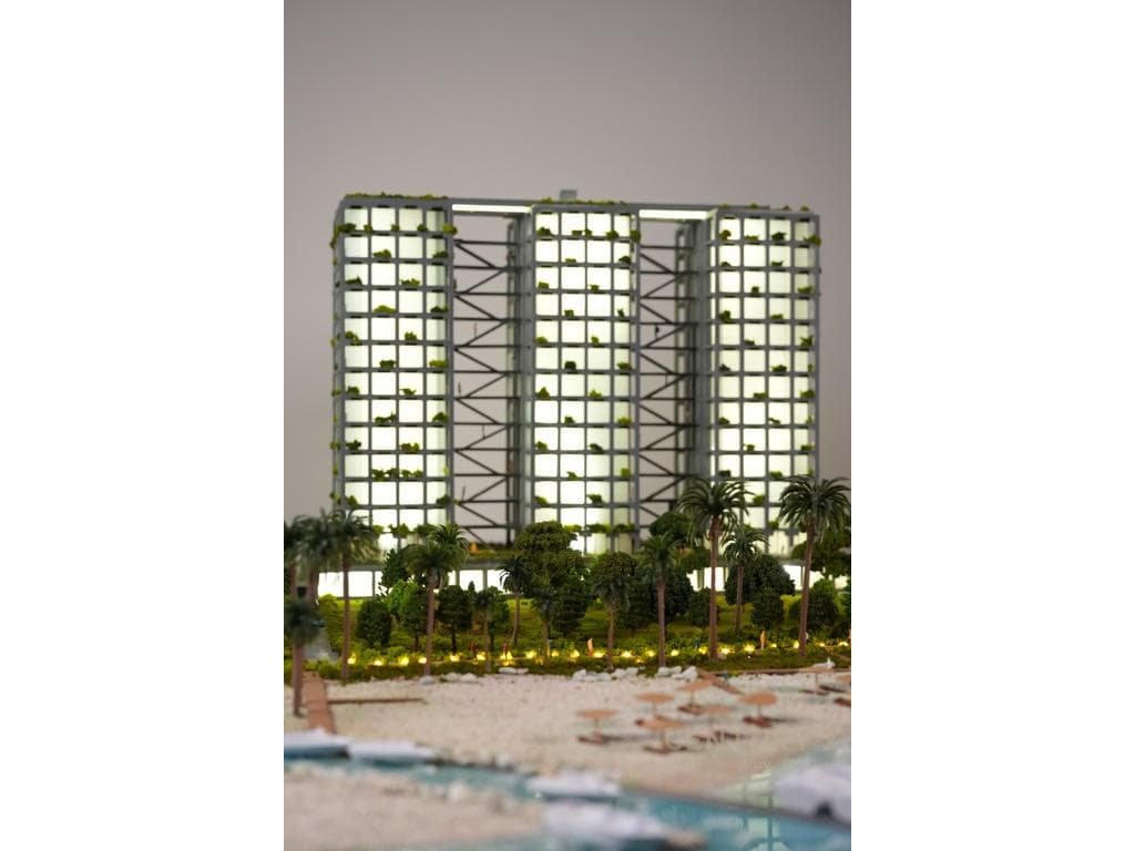 EXCLUSIVE!! 1+1 APARTMENT FOR SALE, THREE GARDENS RESIDENCE, QERRET! 4