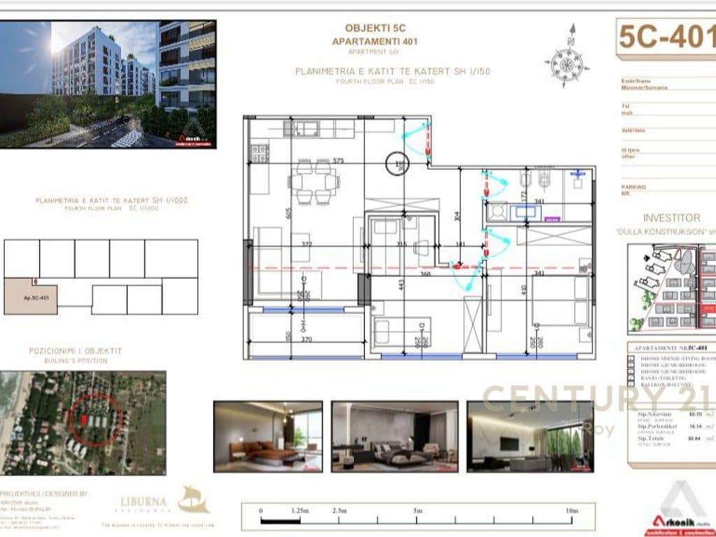 SHITET APARTAMENT 2+1 NE GOLEM TEK LIBURNA RESIDENCE!
