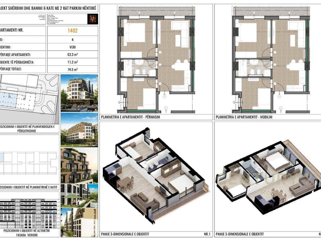 LIAM RESIDENCE! STANDARDI I RI I JETESËS DHE INVESTIMIT NË GOLEM! SHITET APARTAMENT 1+1! MUNDESI PAGESE ME KESTE 20%