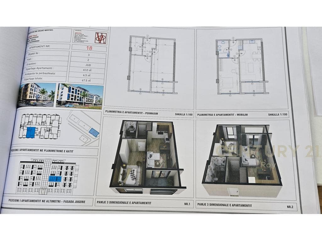 SHESIM APARTAMENT 1+1 NE NDERTIM TE RI NE QERRET!!. 3
