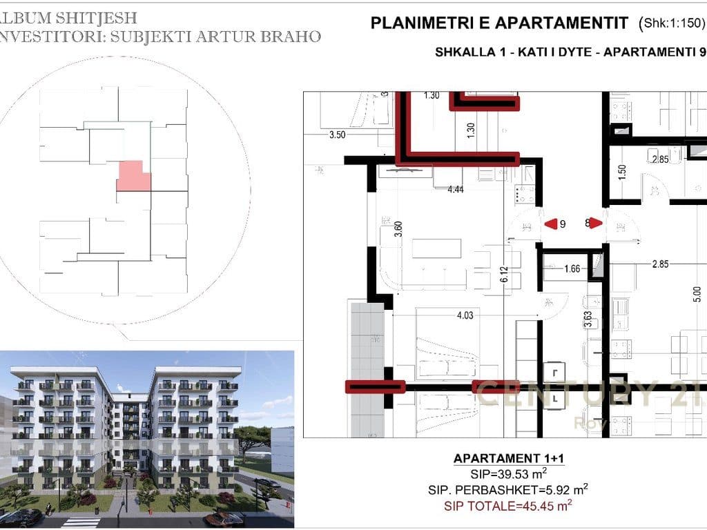 APARTAMENT 1+1 PER SHITJE NE GOLEM! MUNDESI PAGESE ME KESTE! 2