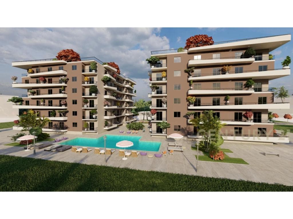 SHITET SUPER APARTAMENT NE MALIN E ROBIT , KOMPLEKS ME PISHINE!!! 2