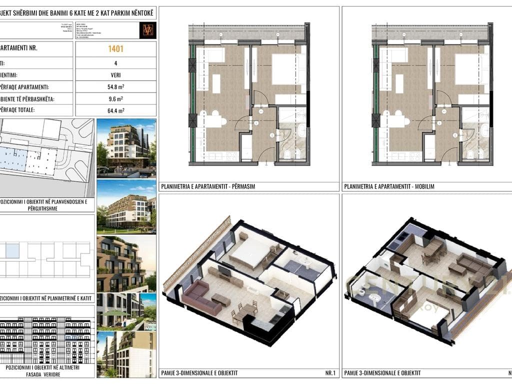 LIAM RESIDENCE! STANDARDI I RI I JETESËS DHE INVESTIMIT NË GOLEM! SHITET APARTAMENT 1+1! MUNDESI PAGESE ME KESTE 20%