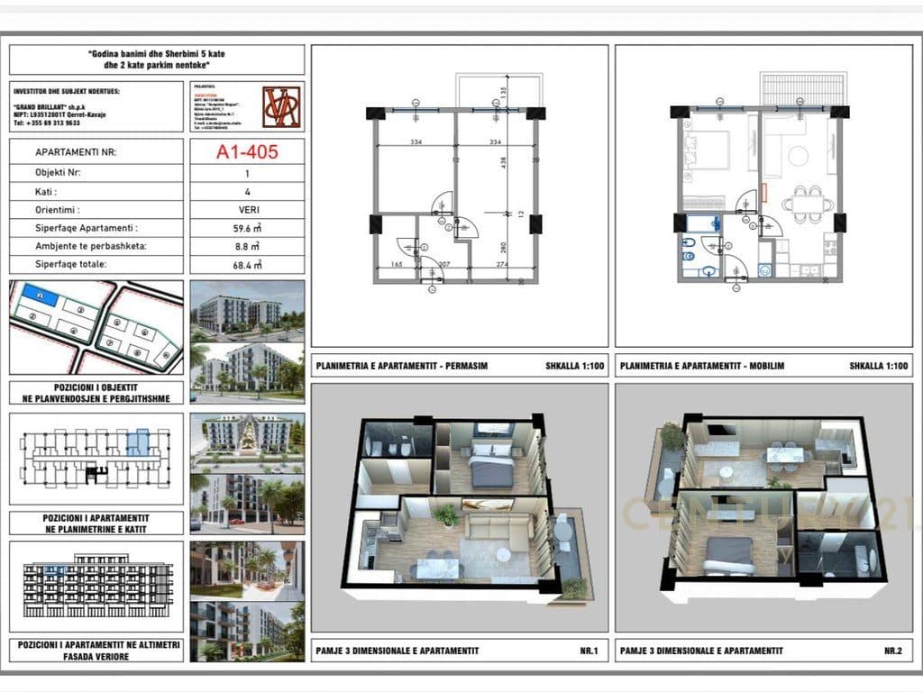 SHITET APARTAMENT 1+1 NE QERRET TEK RESIDENCA PALM PARADISE!