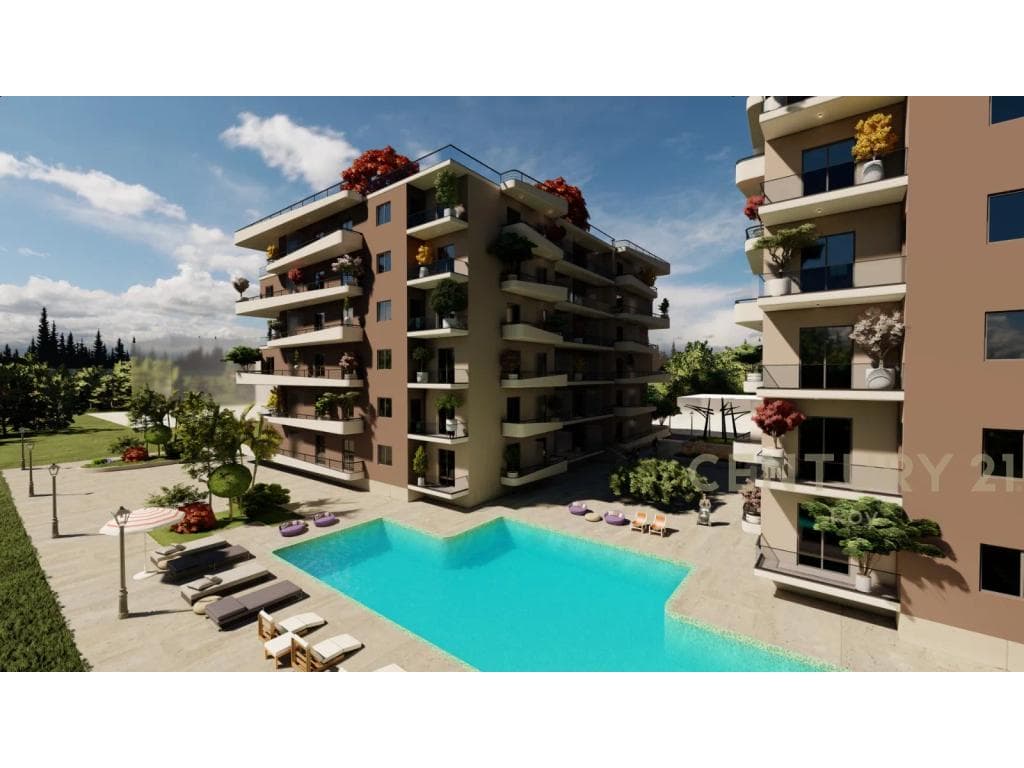 SHITET SUPER APARTAMENT NE MALIN E ROBIT , KOMPLEKS ME PISHINE!!! 4