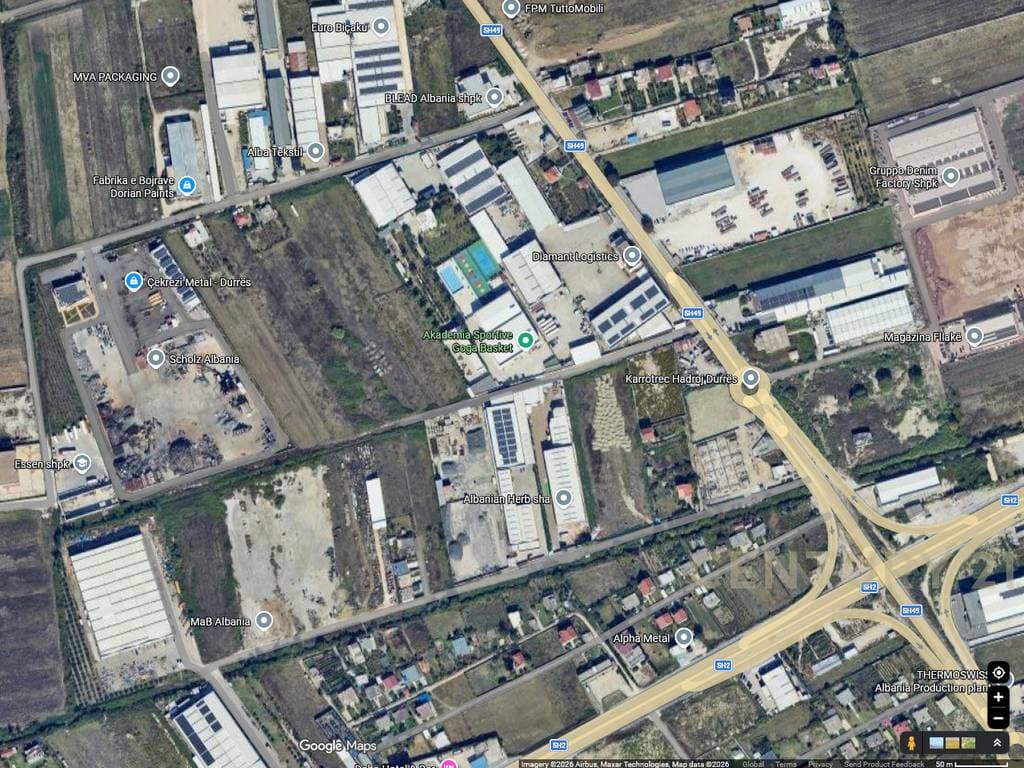 TERREN PËR SHITJE NË ZONËN INDUSTRIALE - XHAFZOTAJ, DURRËS!
