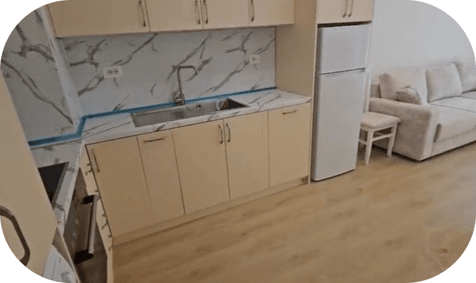 Apartament 1+1 me qira Ali Demi, Tiranë 3