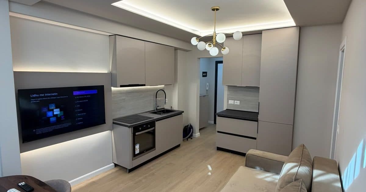 Apartament 1+1 me qira Materniteti Ri, Tiranë