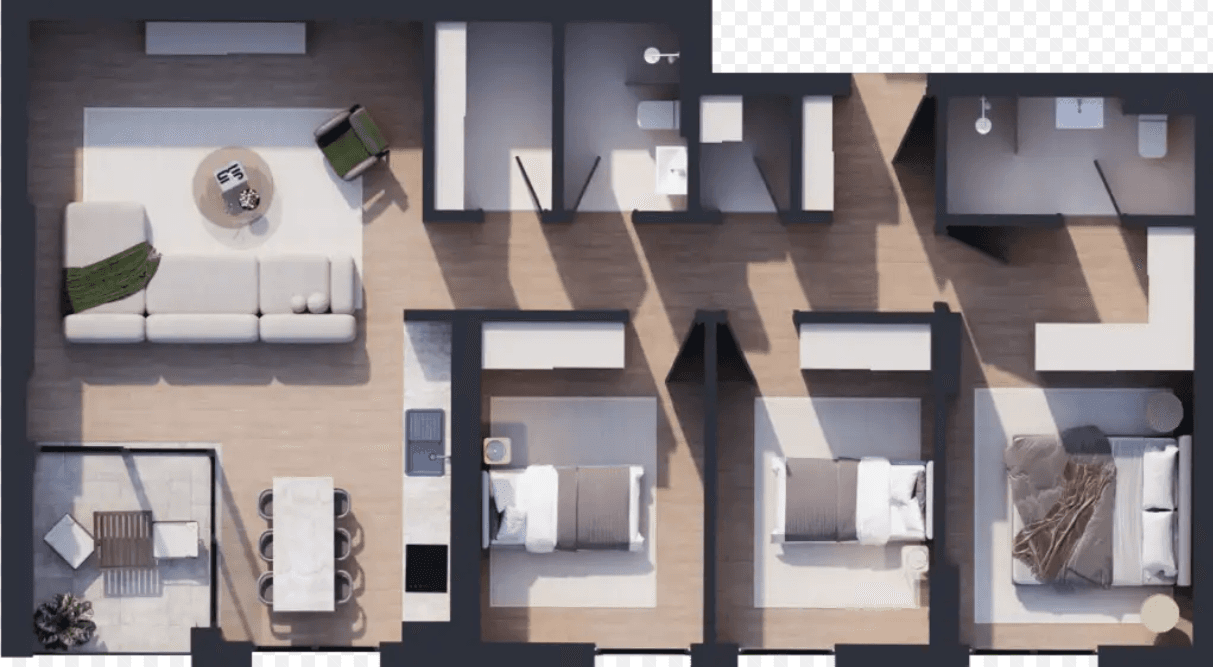 Apartament për shitje 117.6 m² në Emshir 2
