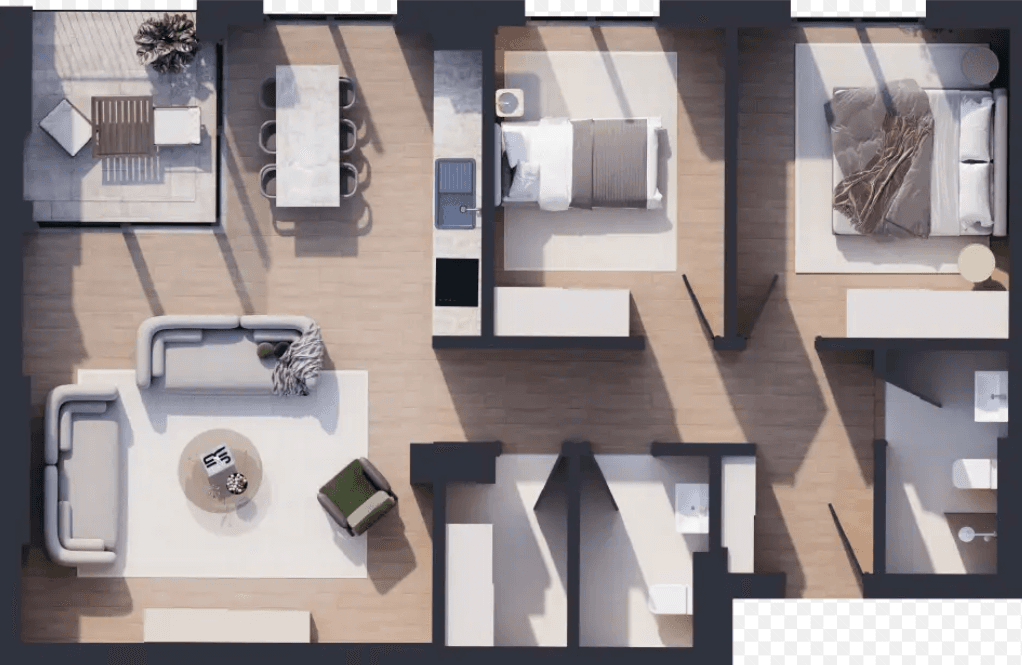 Apartament për shitje 94.6 m² në Emshir 2
