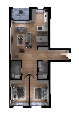 Banesë në SHITJE ne Prime Residence 04, me sipërfaqe 99.03, në Lagjen Prishtina e Re 4