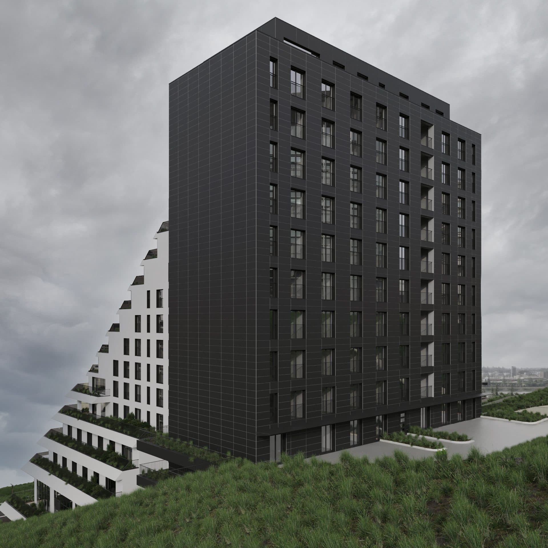 Apartament 3+1 në Residio 8, Hyrja B – 119.7 m² 2