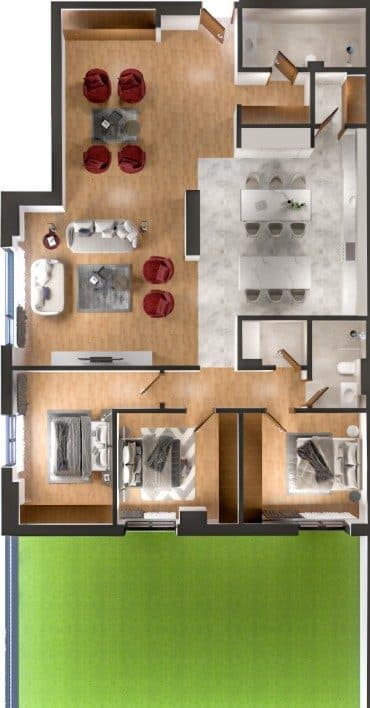 Ofrohet në shitje banesa 175.91m² në Rrugën Malush Kosova 4