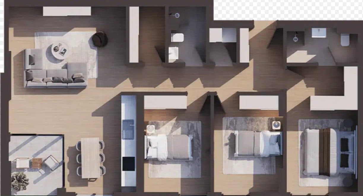 Apartament për shitje 117.2 m² në Emshir 3