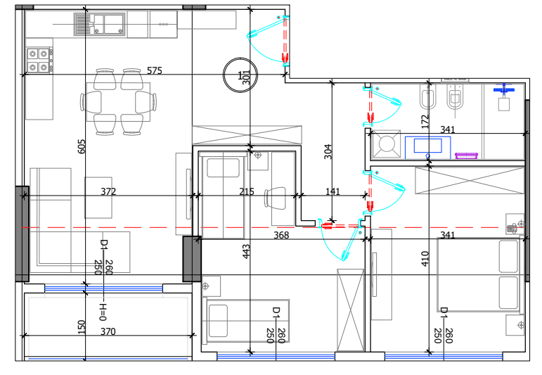 APARTAMENT 2+1 REZIDENCA LIBURNA, MAL I ROBIT