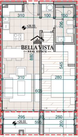 APARTAMENT 1+1 GREEN COAST 2, PALASE 2
