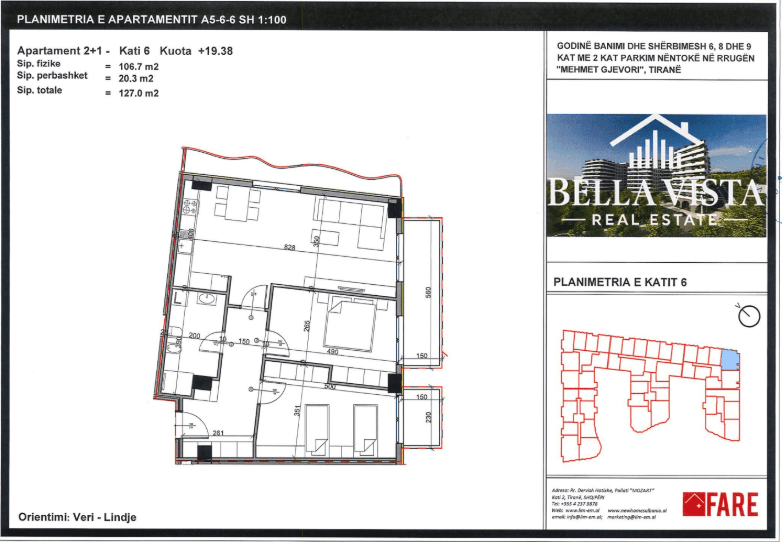 APARTAMENT 2+1 PËR SHITJE – KOMPLEKSI ALUNA, PASKUQAN, TIRANË 2