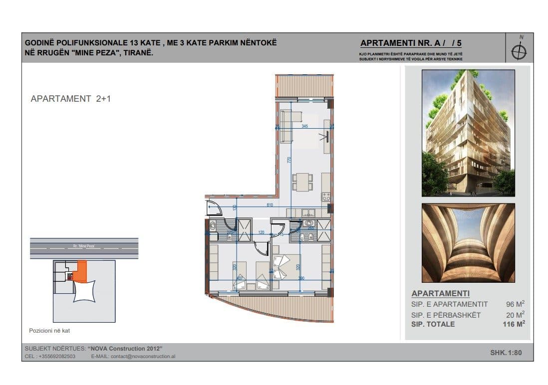 Apartment for sale in Tiranë 3