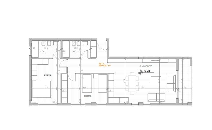 Apartment for sale in Tiranë 3