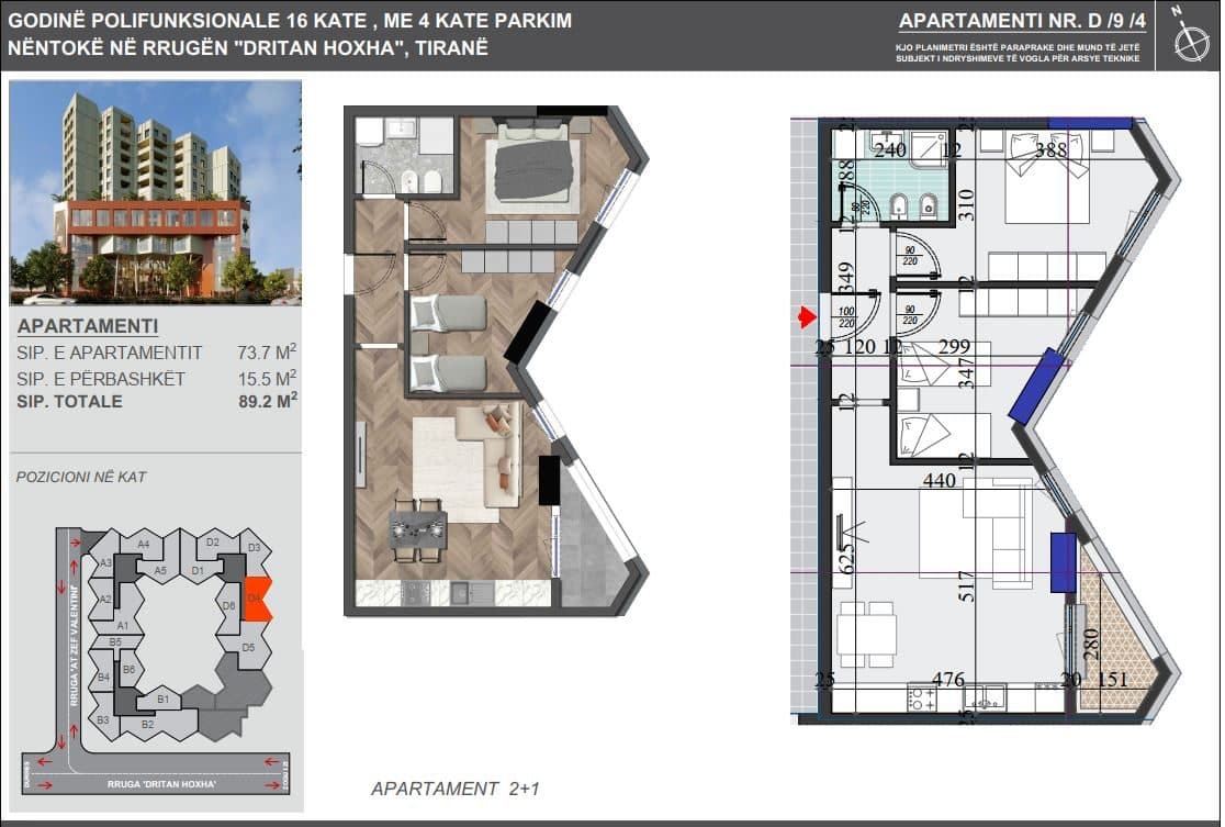 Apartment for sale in Tiranë 4