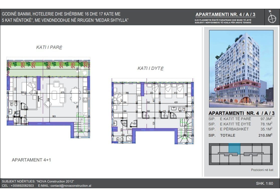 Apartment for sale in Tiranë 3