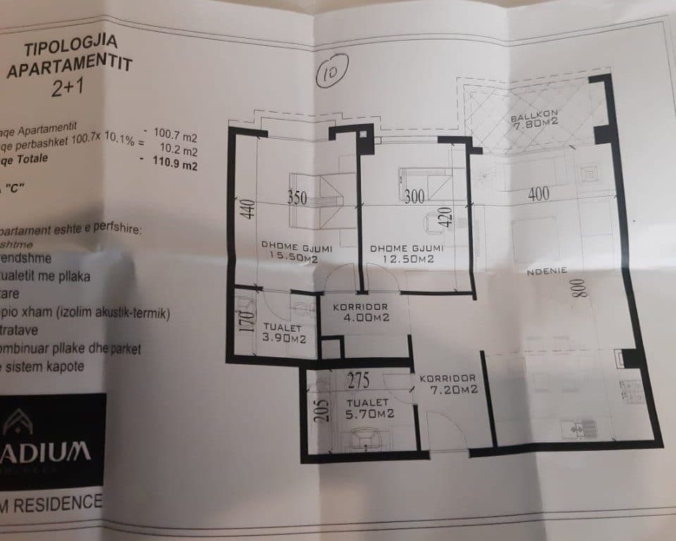 Shitet Apartament 3