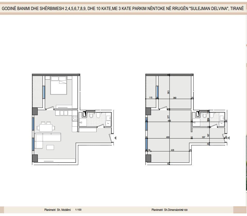 Apartament 1+1 ne Shitje 3