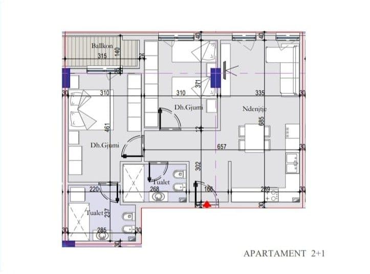Apartament ne ndertim 3