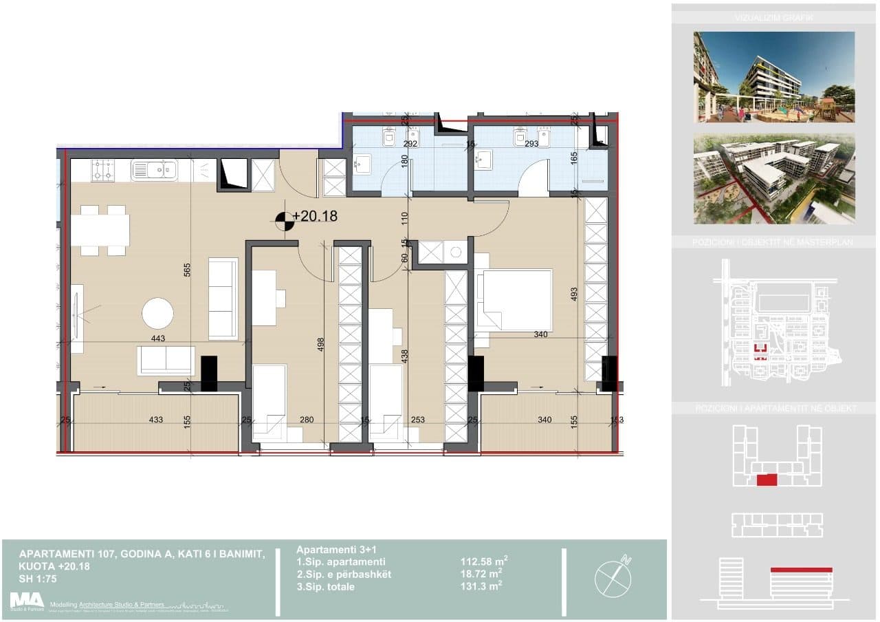 Shiten Apartamente te Univers City 2