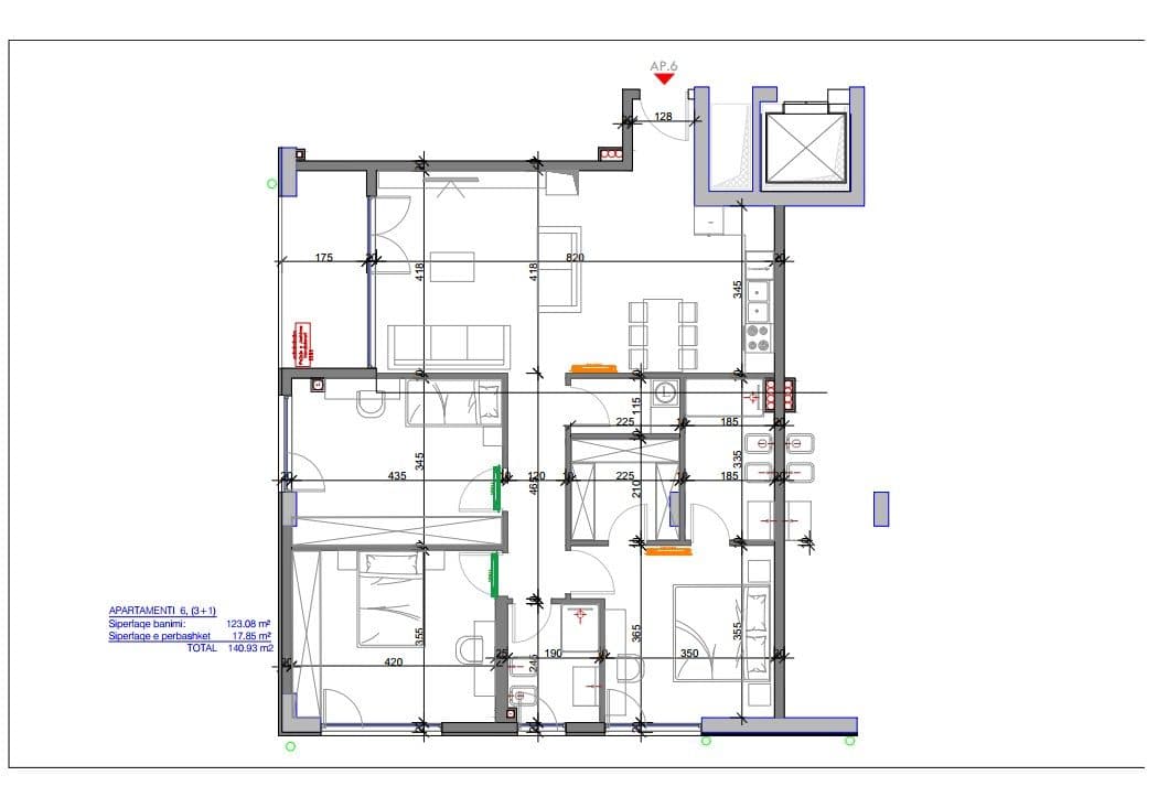 Shitet Apartament 3+1 Vilat Forest 4