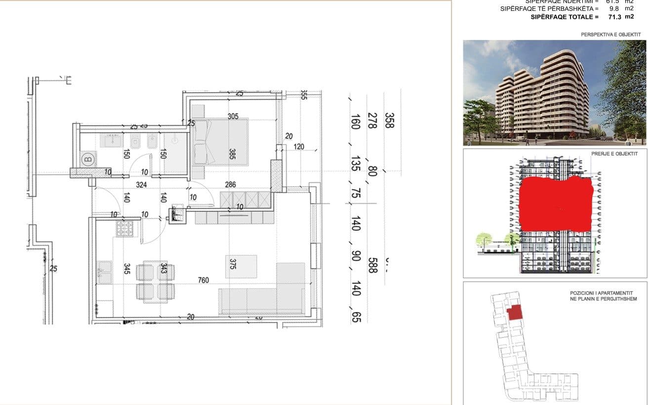 Apartment for sale in Tiranë 3