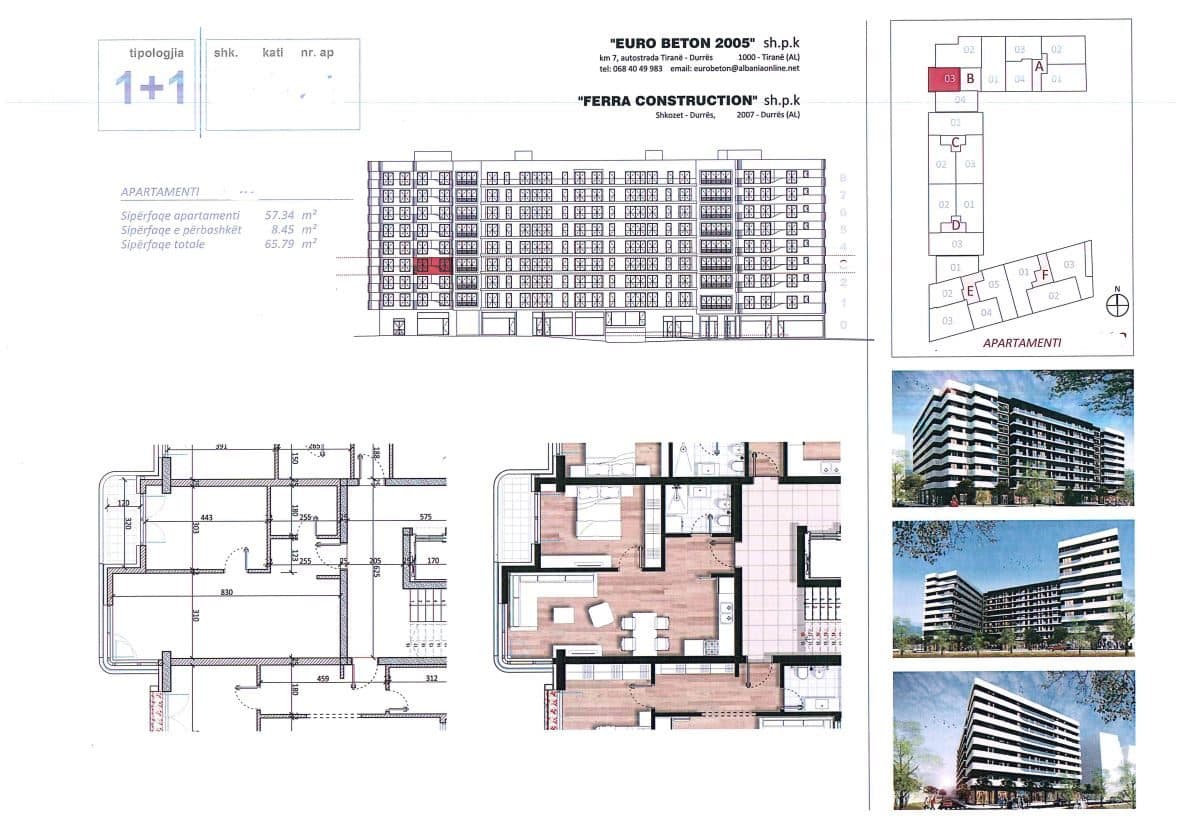 Apartment for sale in Tiranë 3